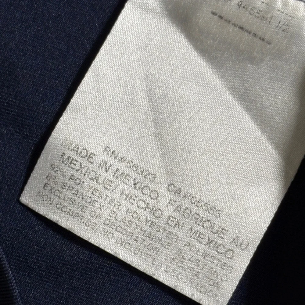 Nike Pro Dri-FIT Mens Small Navy Blue Long Sleeve Compression Shirt AQ305